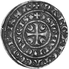 Heiliges Römisches Reich, Hennegau, Margarethe von Konstantinopel, Petit Gros (obverse)