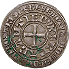 Heiliges Römisches Reich, Herzogtum Brabant, Johannes II., Gros tournois (obverse)