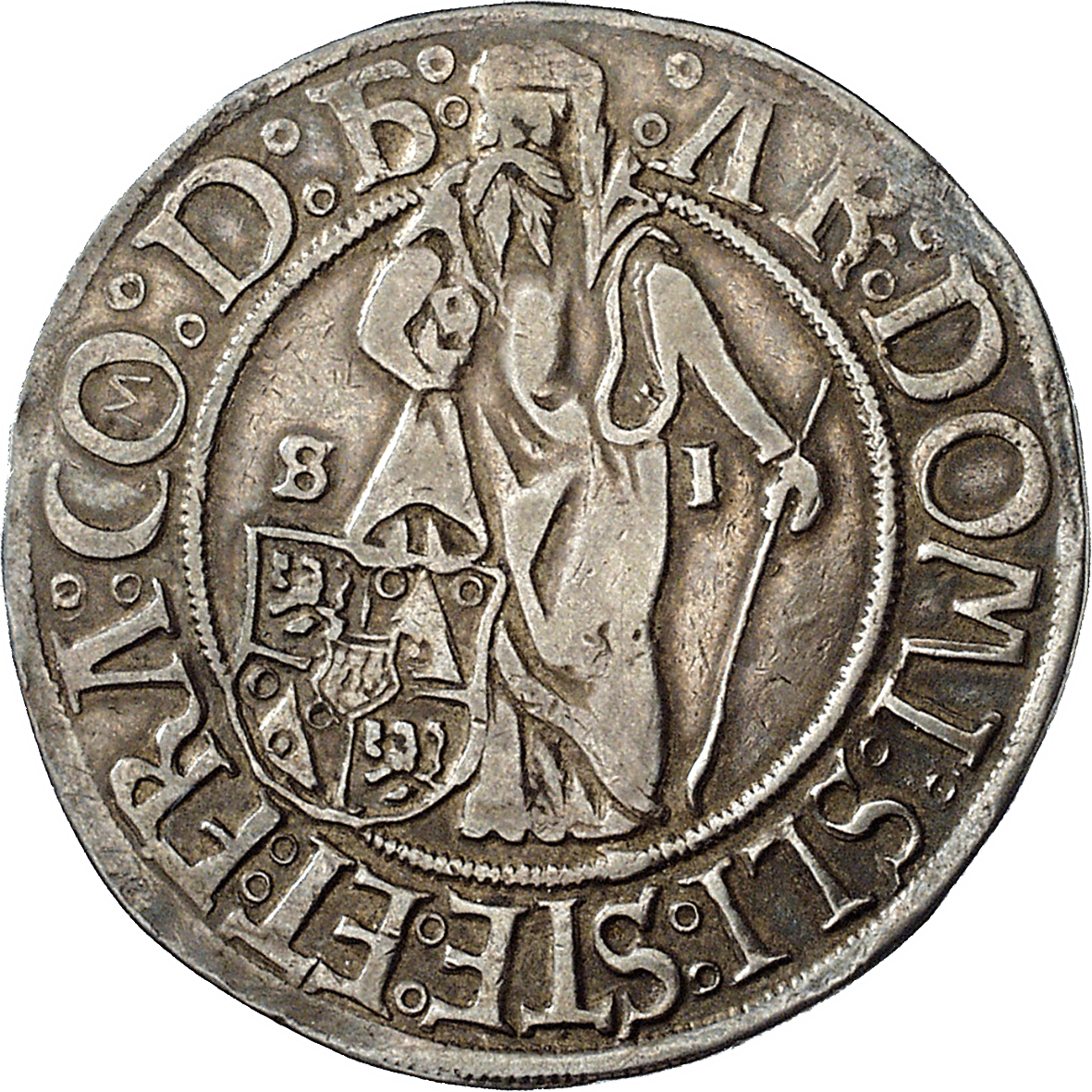 Heiliges Römisches Reich, Königreich Böhmen, Grafschaft Schlick, Stephan, Guldengroschen 1519 (reverse)
