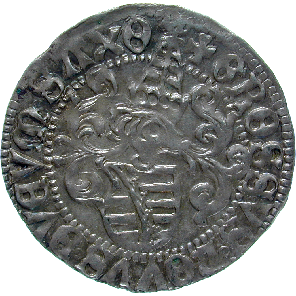 Heiliges Römisches Reich, Kurfürstentum Sachsen, Friedrich III. der Weise, Zinsgroschen (reverse)