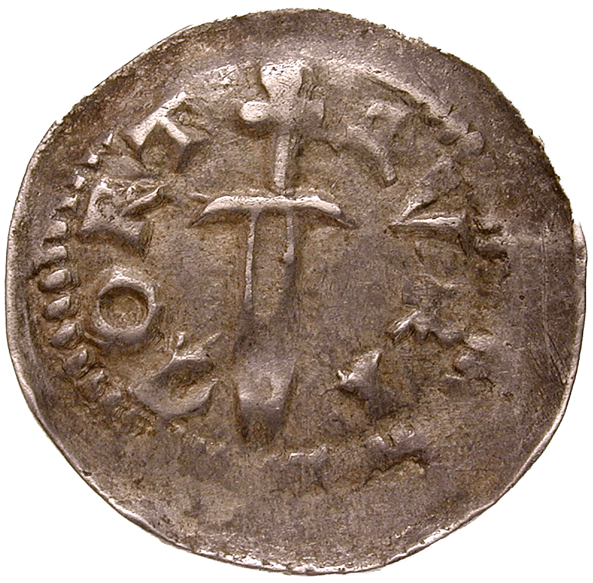 Heiliges Römisches Reich, Lothringen, Friedrich II. von Hohenstaufen, Denar (reverse)