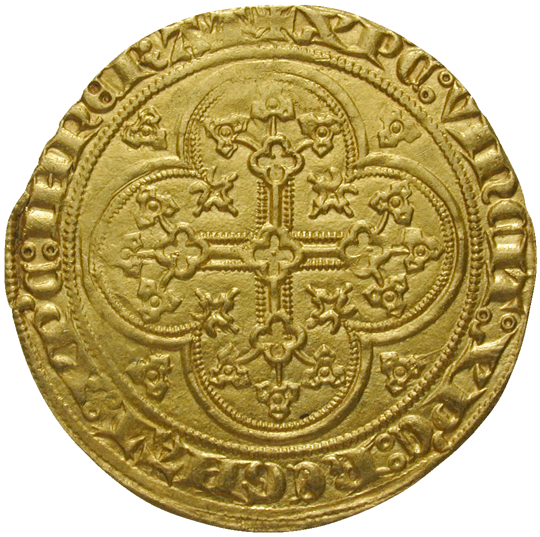 Heiliges Römisches Reich, Ludwig IV. der Bayer, Chaise d'or (reverse)