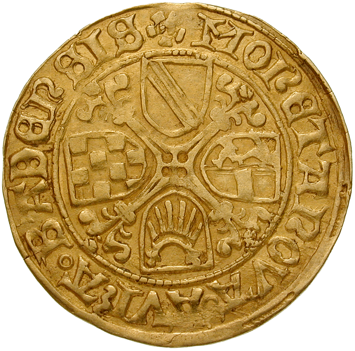 Heiliges Römisches Reich, Markgrafschaft Baden, Christoph I. von Baden, Gulden (reverse)