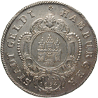 Heiliges Römisches Reich, Reichsstadt Hamburg im Namen von Leopold I., 2 Mark 1694 (obverse)