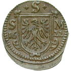 Heiliges Römisches Reich, Reichsstadt Schweinfurt, Kipper-Körtling 1622 (obverse)