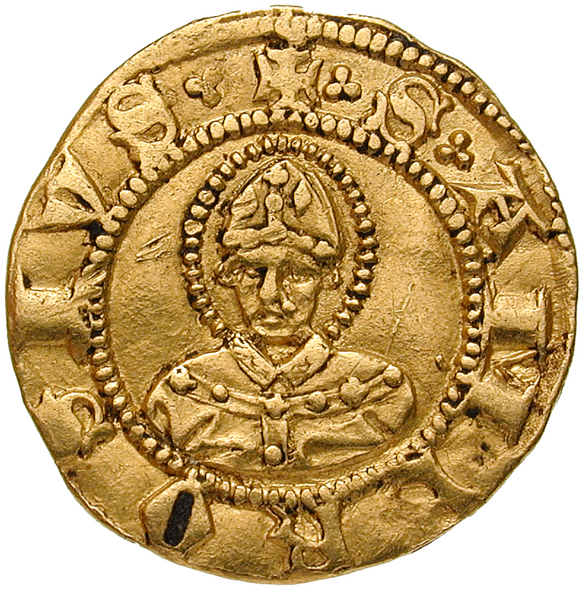 Heiliges Römisches Reich, Republik Mailand, halber Ambrosino d'oro (reverse)