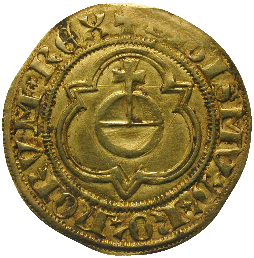 Heiliges Römisches Reich, Sigismund von Luxemburg, Goldgulden (obverse)