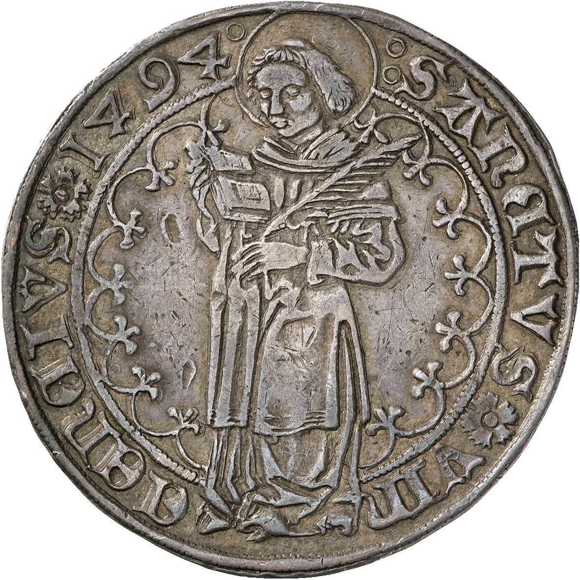 Heiliges Römisches Reich, Stadt Bern, Guldiner 1494 (reverse)