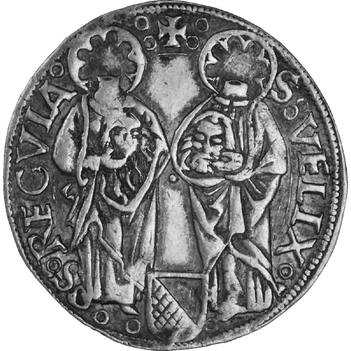 Heiliges Römisches Reich, Stadt Zürich, Dicken 1504 (obverse)