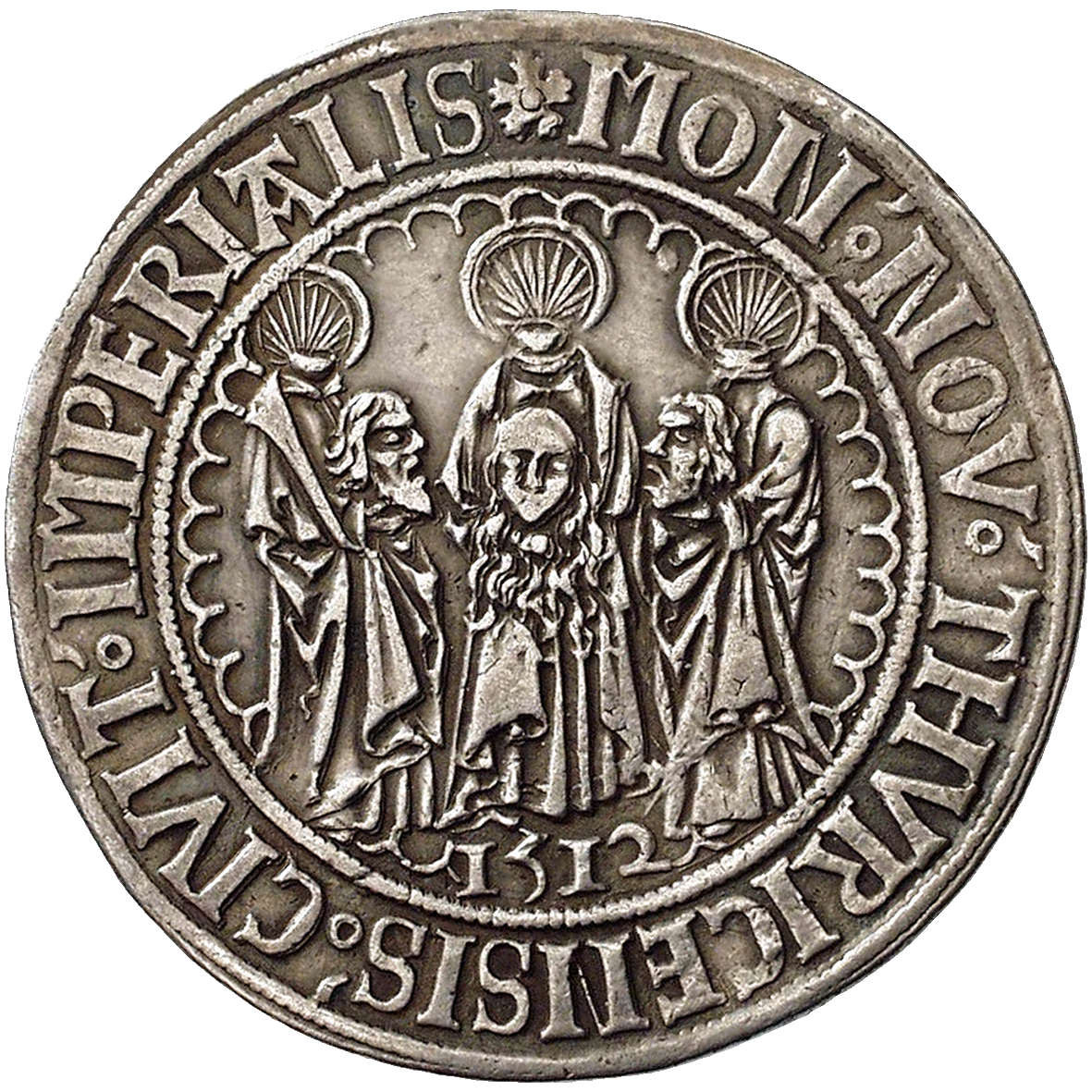 Heiliges Römisches Reich, Stadt Zürich, Taler 1512 (obverse)