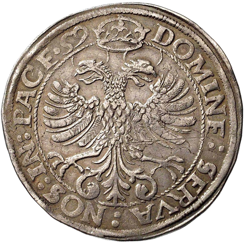 Heiliges Römisches Reich, Stadt Zürich, Taler 1559 (reverse)