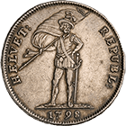 Helvetic Republic, 40 Batzen 1798 (obverse)