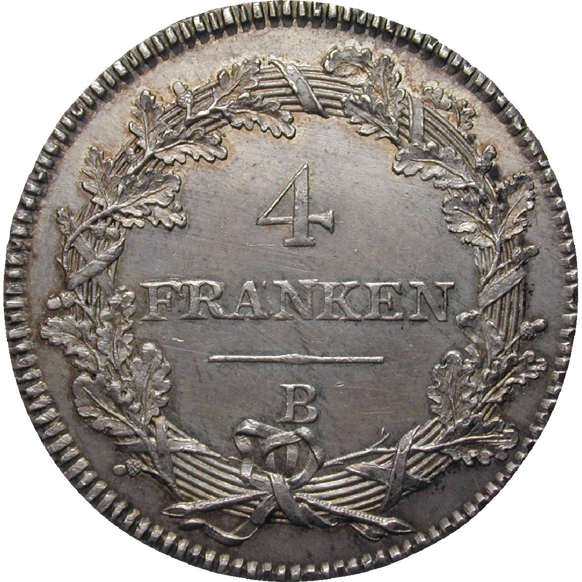 Helvetische Republik, 4 Franken 1799 (reverse)