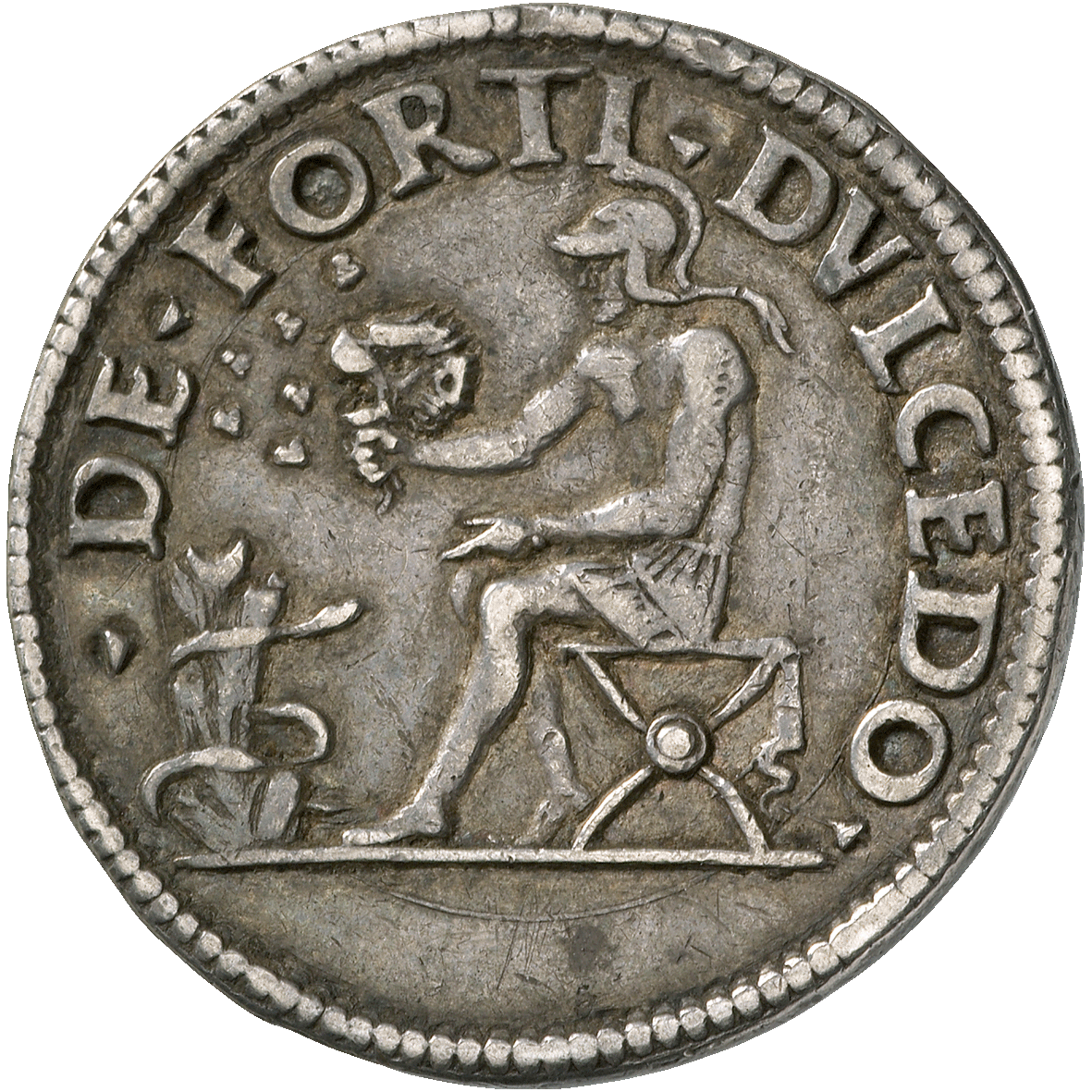 Herzogtum Ferrara, Alfonso I. d'Este, Testone (reverse)