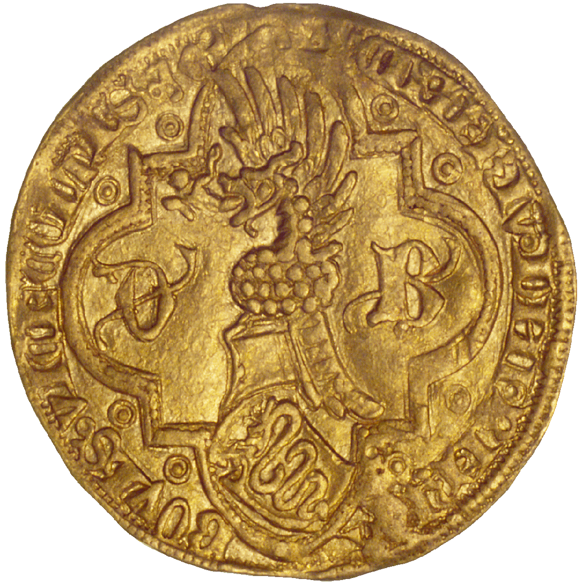 Herzogtum Mailand, Bernabò und Galeazzo II. Visconti, Fiorino d'oro (reverse)