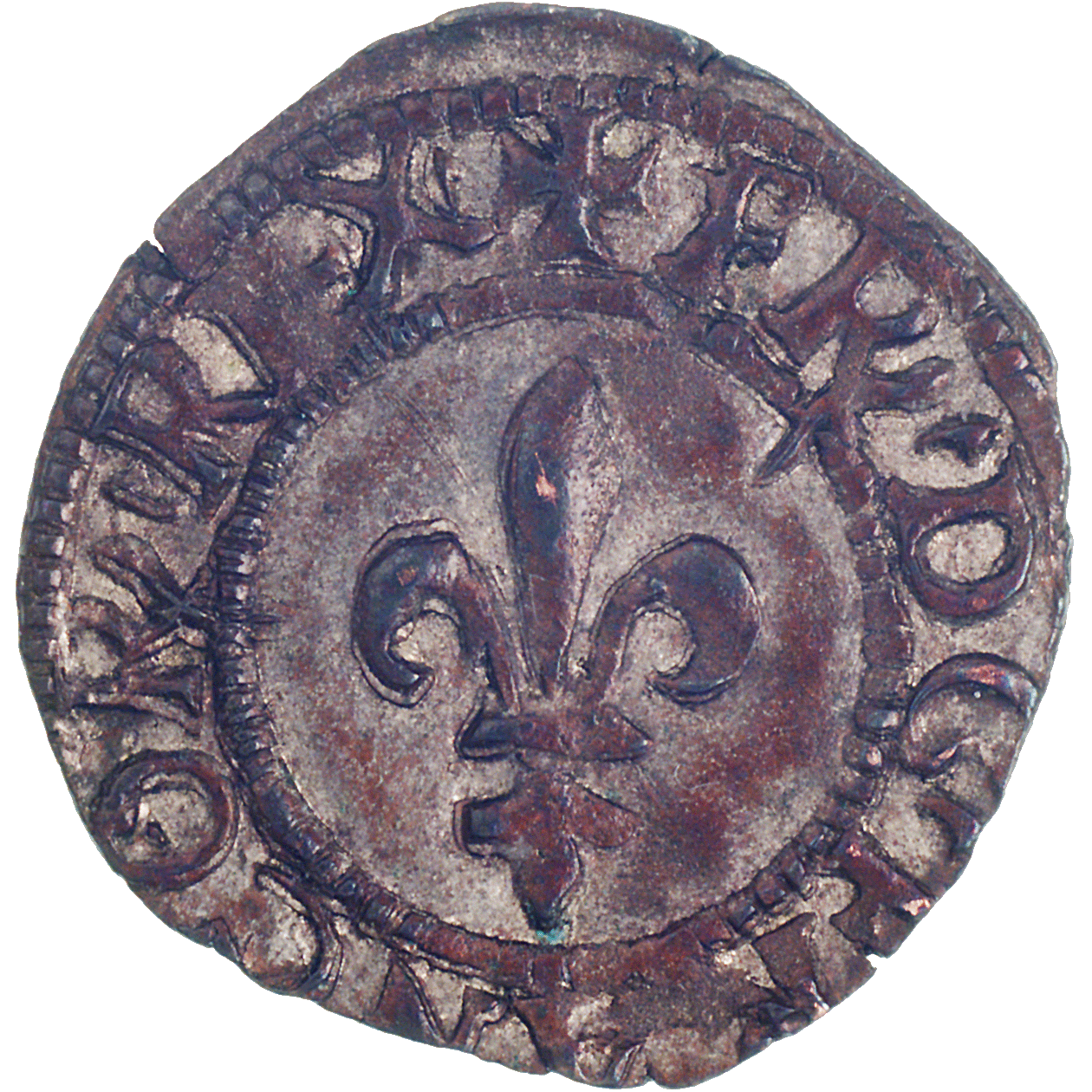 Herzogtum Mailand, König Franz I. von Frankreich, Denar (Pfennig) (reverse)