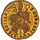 Holy Roman Empire, Archbishopric Salzburg, Johann Ernst of Thun and Hohenstein, 1/4 Ducat 1707 (obverse)