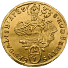Holy Roman Empire, Archbishopric Salzburg, Leopold Anton of Firmian, 1/4 Ducat 1728 (obverse)