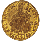 Holy Roman Empire, Archbishopric Salzburg, Max Gandolph of Kuenburg, 1/4 Ducat 1671 (obverse)