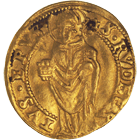 Holy Roman Empire, Archbishopric Salzburg, Michael of Kuenburg, Ducat 1555 (obverse)