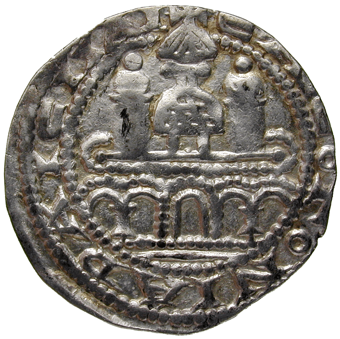 Holy Roman Empire, Archbishopric of Cologne, Philip of Heinsberg, Pfennig (reverse)