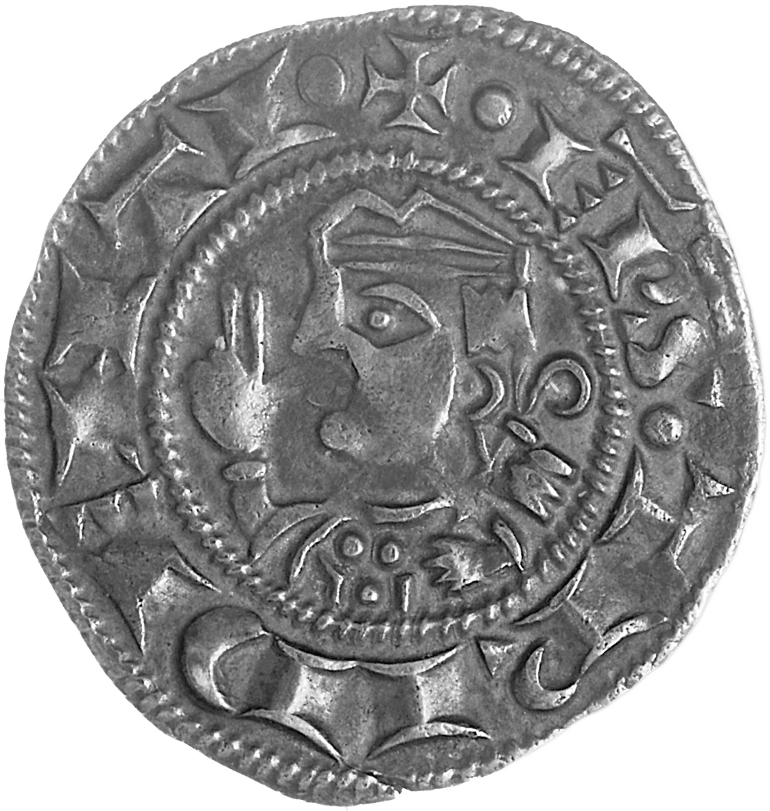 Holy Roman Empire, Archdiocese of Trento, Egnone d'Appiano, Grosso (obverse)