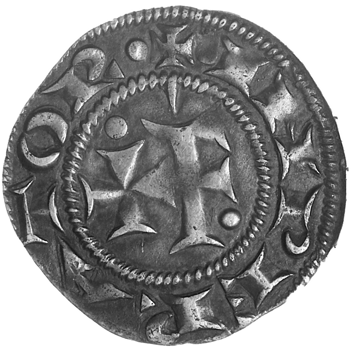 Holy Roman Empire, Archdiocese of Trento, Egnone d'Appiano, Grosso (reverse)