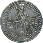 Holy Roman Empire, Archduchy of Austria, County of Tyrol, Sigismund, Guldiner 1486 (obverse)