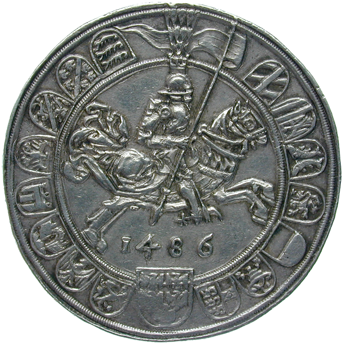 Holy Roman Empire, Archduchy of Austria, County of Tyrol, Sigismund, Guldiner 1486 (reverse)