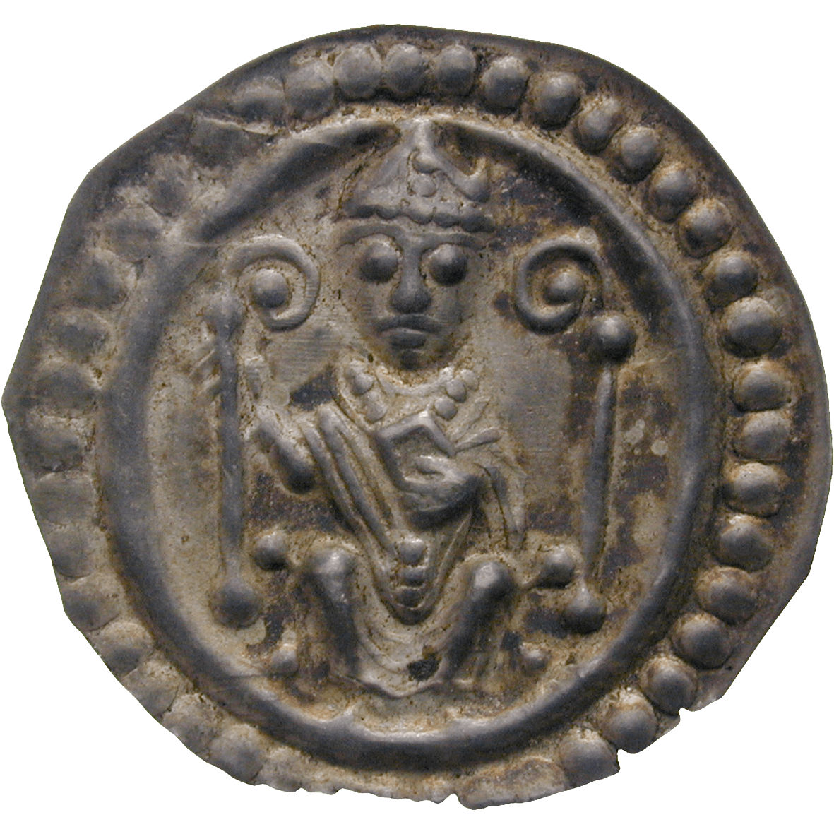 Holy Roman Empire, Bishopric of Constance, Konrad of Tegernfeld, Bracteate (obverse)