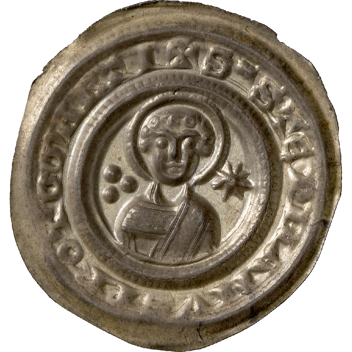 Holy Roman Empire, Bishopric of Halberstadt, Gero of Schermbke, Bracteate (obverse)