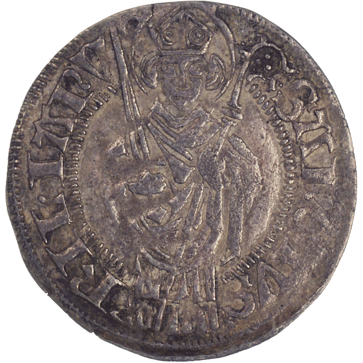 Holy Roman Empire, Bishopric of Würzburg, Rudolf II of Scherenberg, Shilling  (reverse)