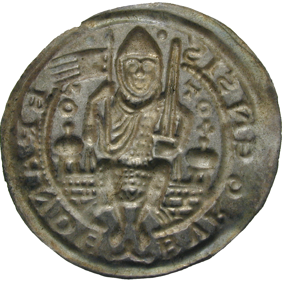 Holy Roman Empire, Brandenburg in the Marken, Otto I, Bracteate (reverse)