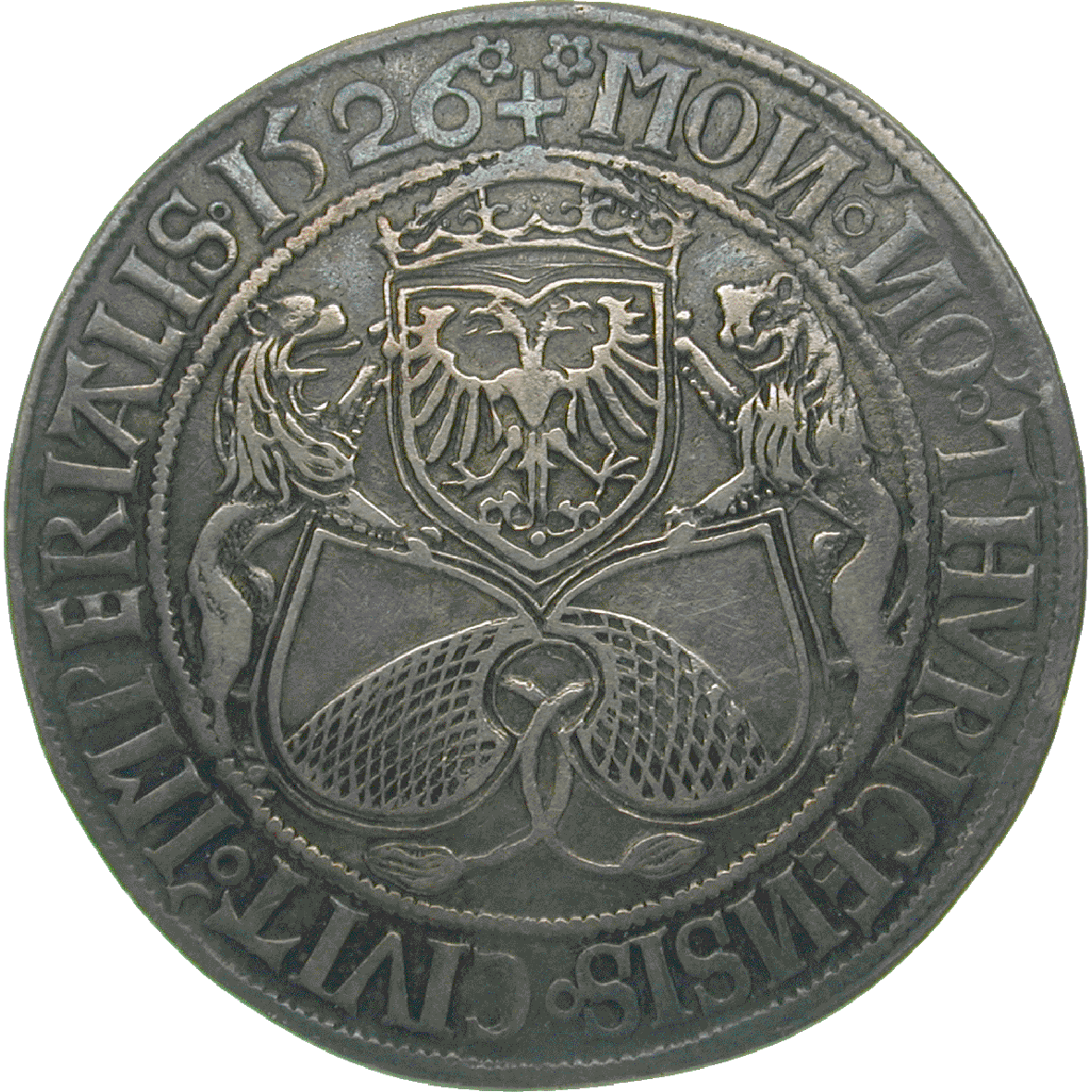Holy Roman Empire, City of Zurich, Guldiner 1526 (obverse)