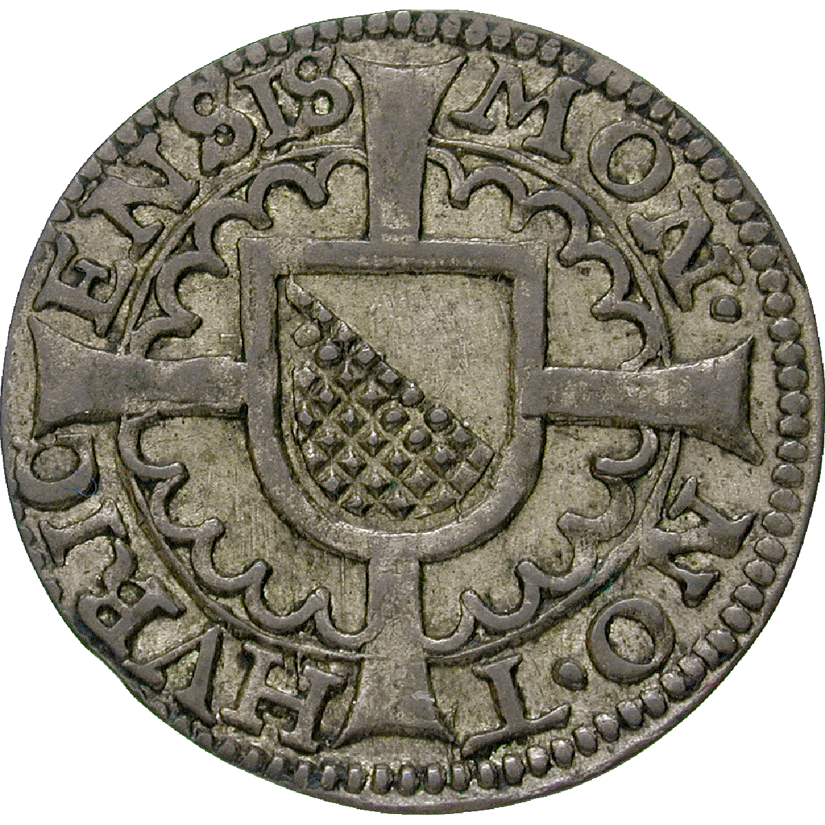 Holy Roman Empire, City of Zurich, Schilling 1589 (reverse)