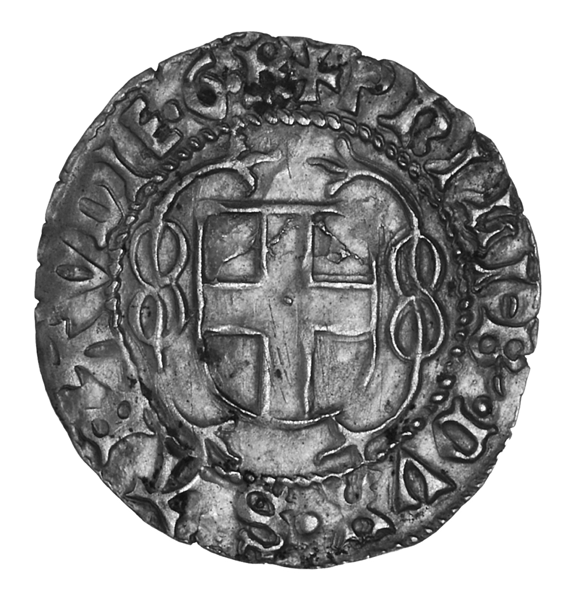 Holy Roman Empire, Duchy of Savoy, Philibert I, Grosso (obverse)