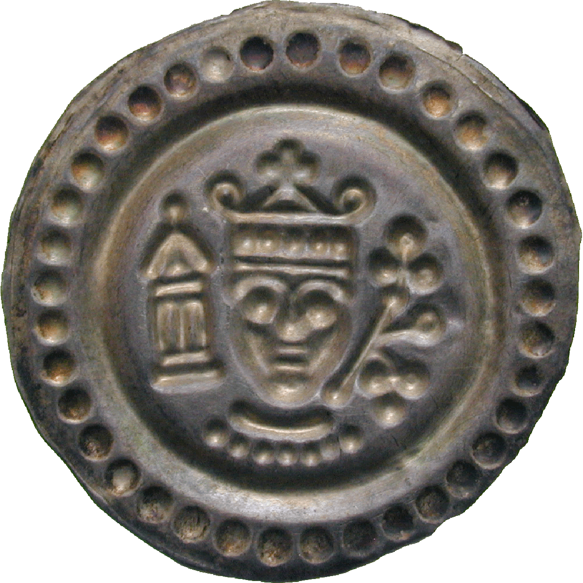 Holy Roman Empire, Frederick II of Hohenstaufen, Bracteate (reverse)