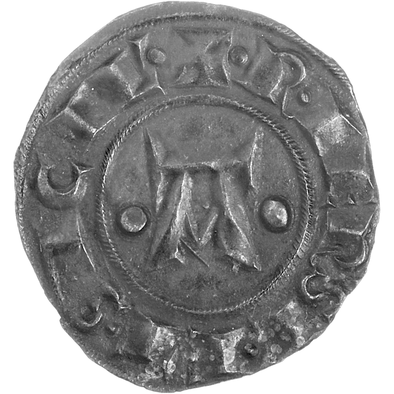 Holy Roman Empire, Frederick II of Hohenstaufen, Denarius (reverse)