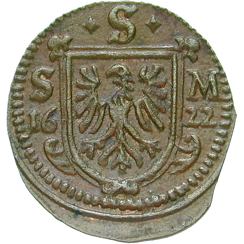 Holy Roman Empire, Free City of Schweinfurt, Kipper-Körtling 1622 (obverse)
