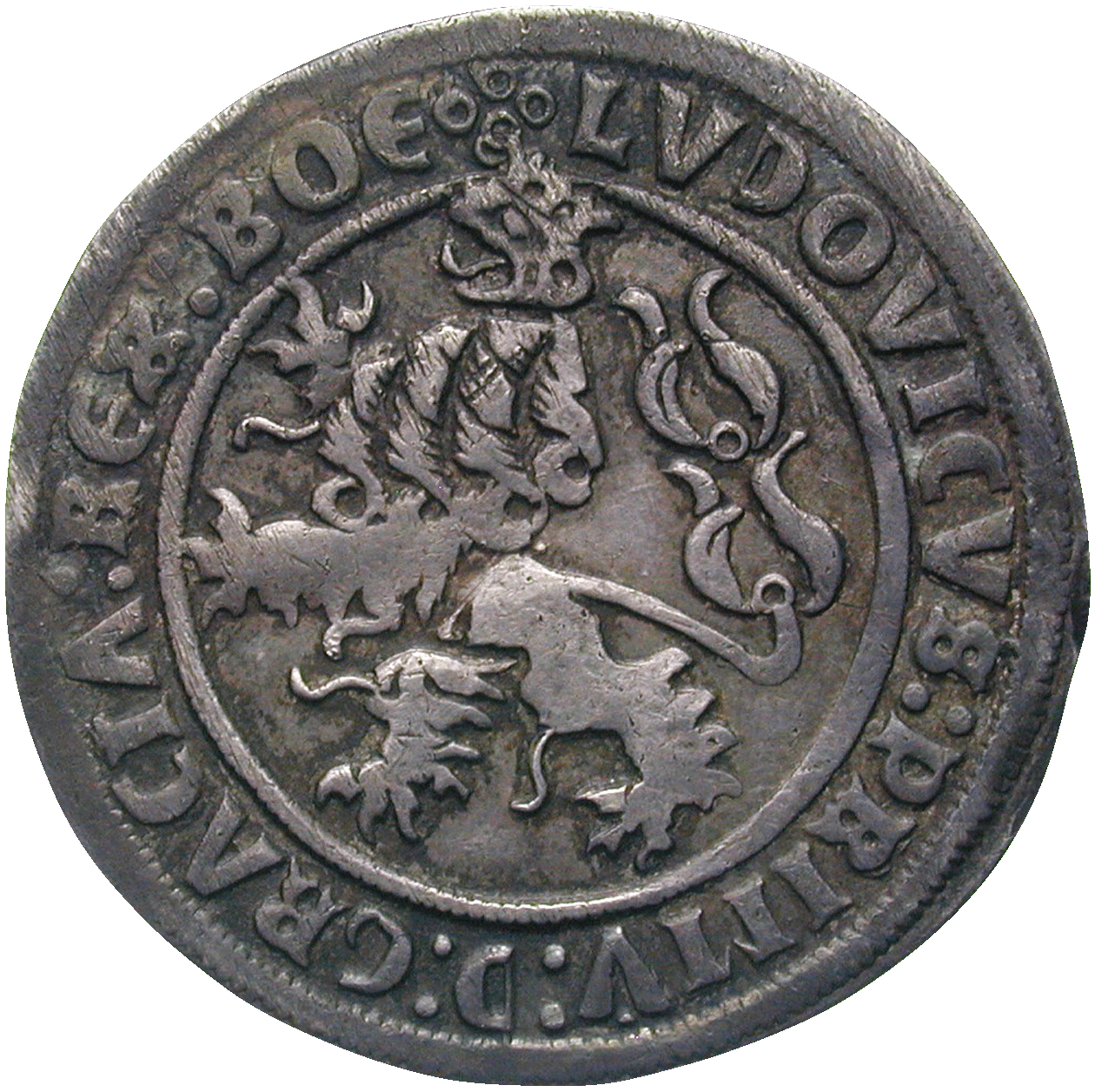 Holy Roman Empire, Kingdom of Bohemia, County of Schlick, Stephan, 1/2 Taler (reverse)