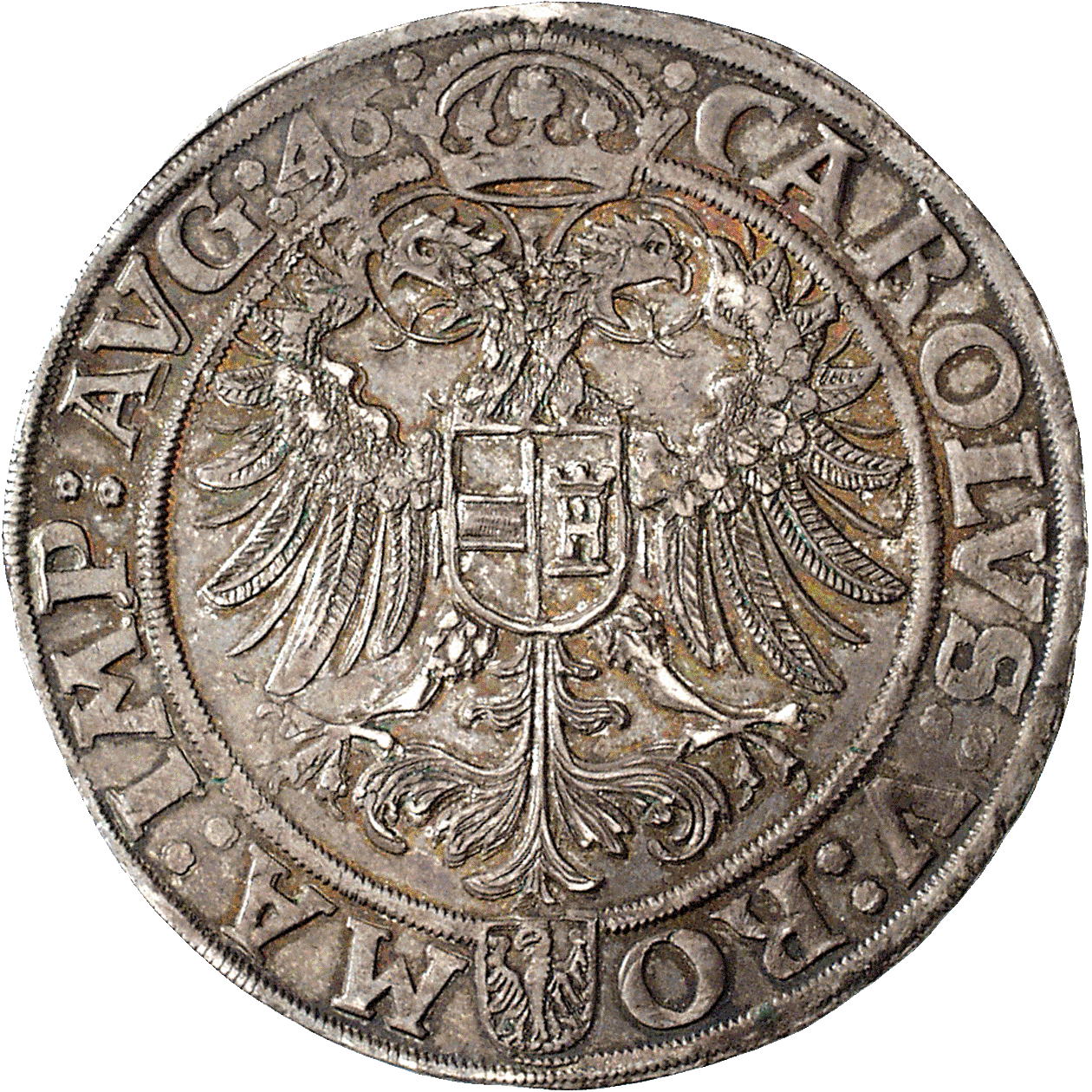 Holy Roman Empire, Louis II of Stolberg in the Name of Charles V, Taler 1546 (obverse)
