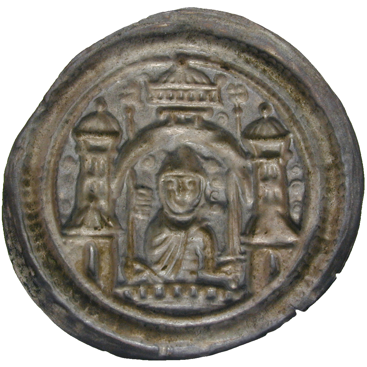 Holy Roman Empire, Margraviate of Brandenburg, Albert the Bear, Bracteate (reverse)