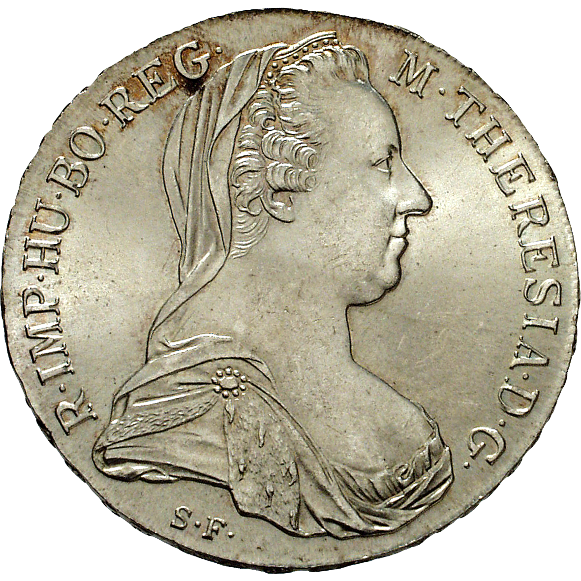 Holy Roman Empire, Maria Theresa, Taler (Restrike) (obverse)