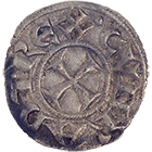 Holy Roman Empire, Republic of Genoa, Denarius (Pfennig) (obverse)