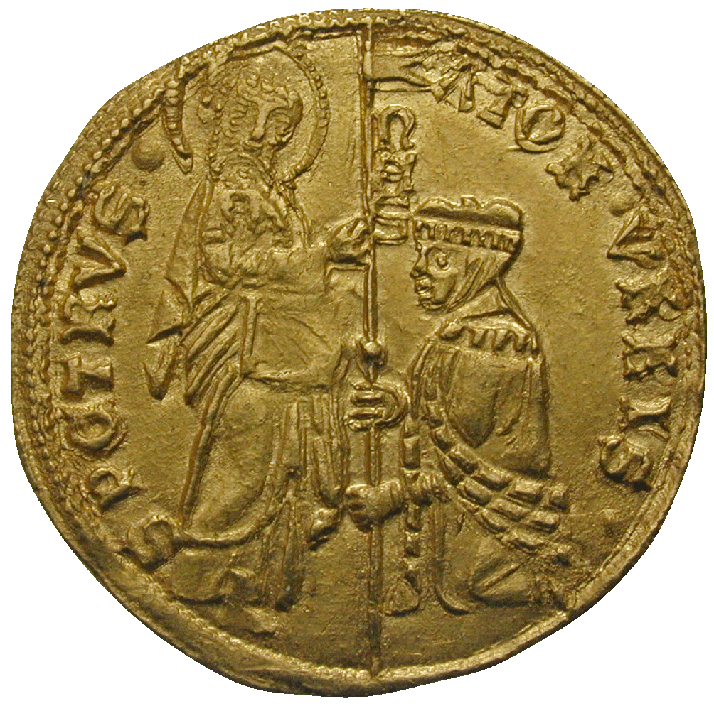 Holy Roman Empire, Rome, Senate, Ducato Romano (reverse)