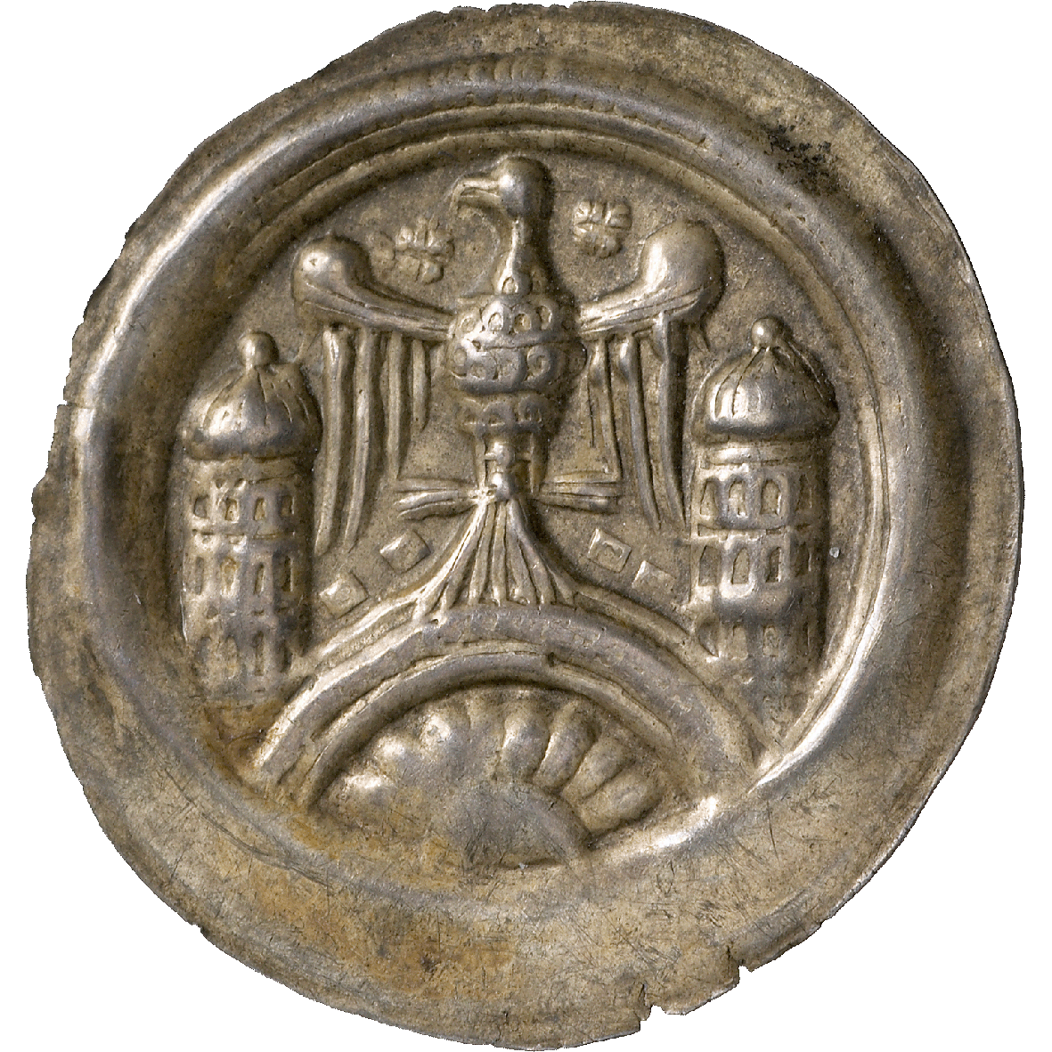 Holy Roman Empire, Walter II of Arnstein, Bracteate (obverse)