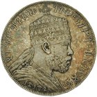 Kaiserreich Äthiopien, Menelik II., Birr (obverse)