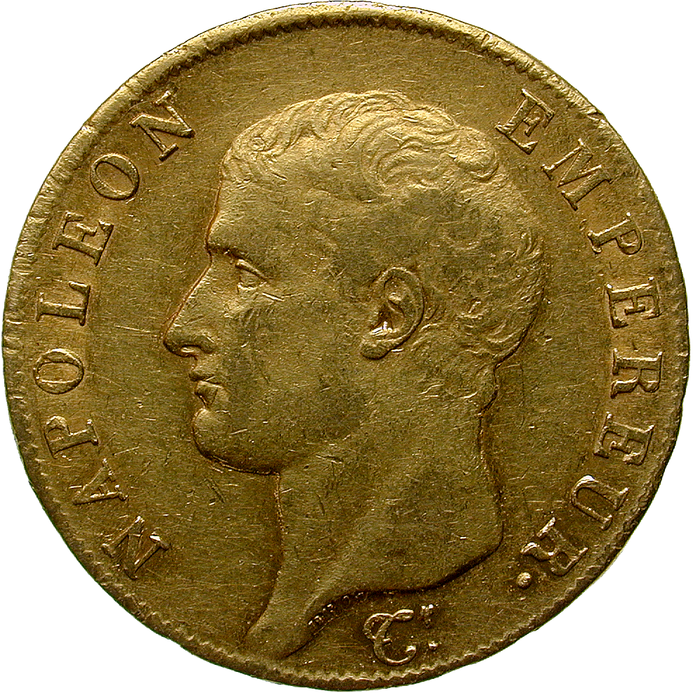 Kaiserreich Frankreich, Napoleon I., 40 Francs 1806 (obverse)