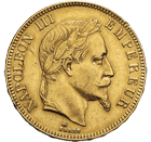 Kaiserreich Frankreich, Napoleon III., 100 Francs 1869 (obverse)