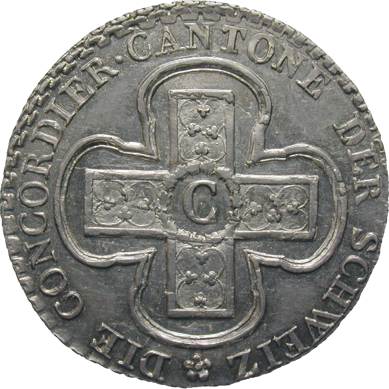 Kanton Solothurn, 5 Konkordatsbatzen 1826 (reverse)